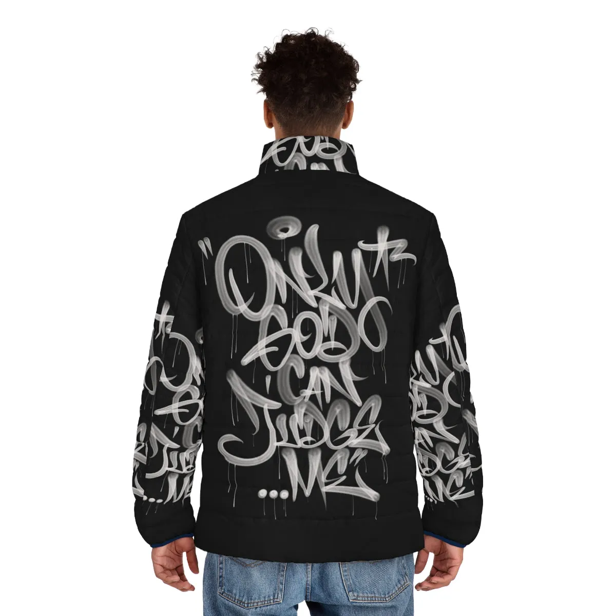 2Pac Inspired "Only God Can Judge Me" Puffer Jacket