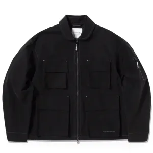 And Wander C/PE Twill Field Jacket Black