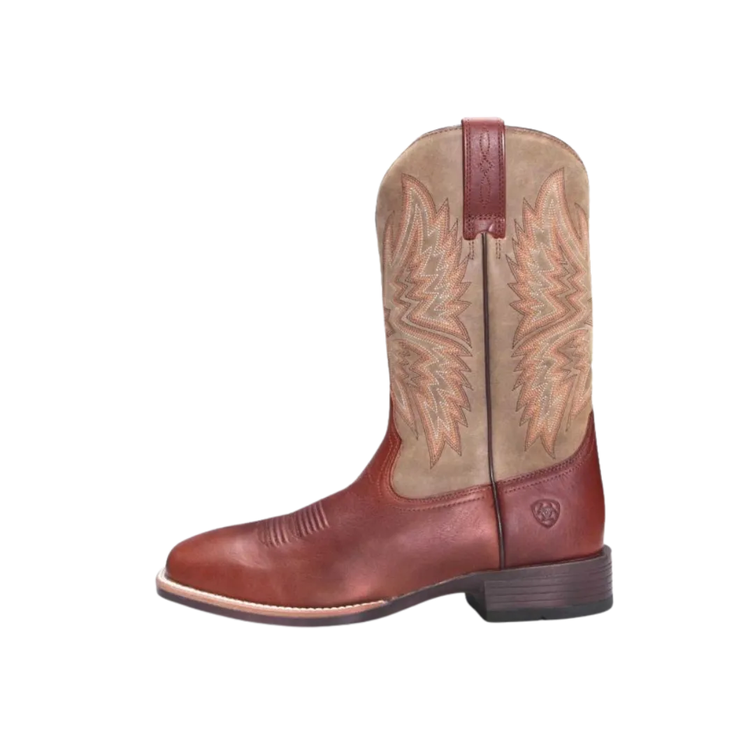 Ariat Men's Valor Ultra Peanut & Brown Bomber Western Boots