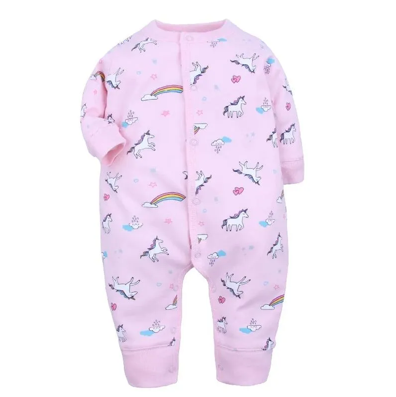 Baby Romper Combo- Pink Unicorn -  Baby Garden