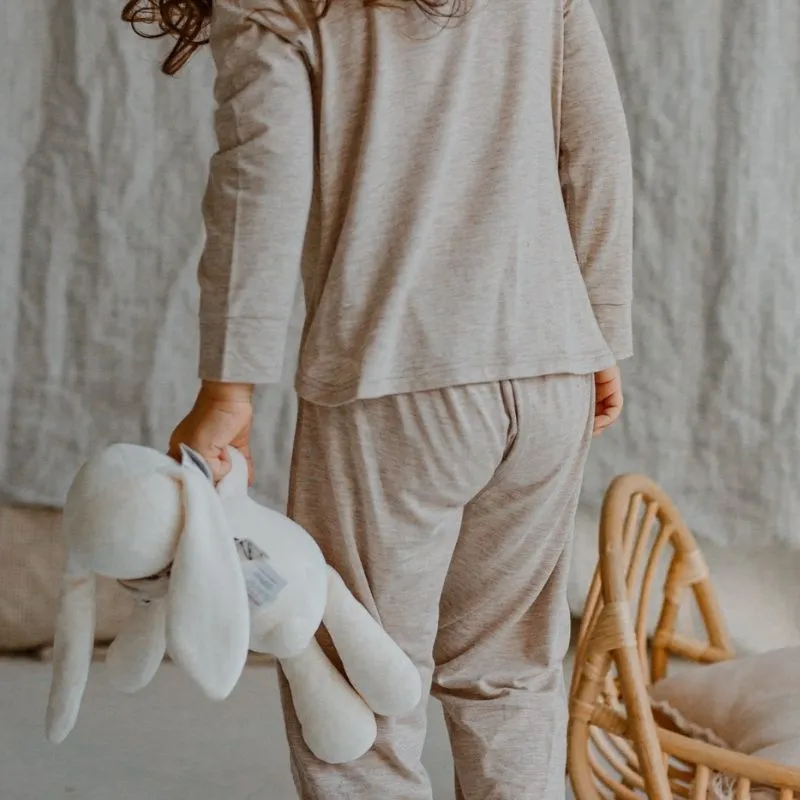 Bamboo Cotton Long Sleeve Drop Bottom Romper