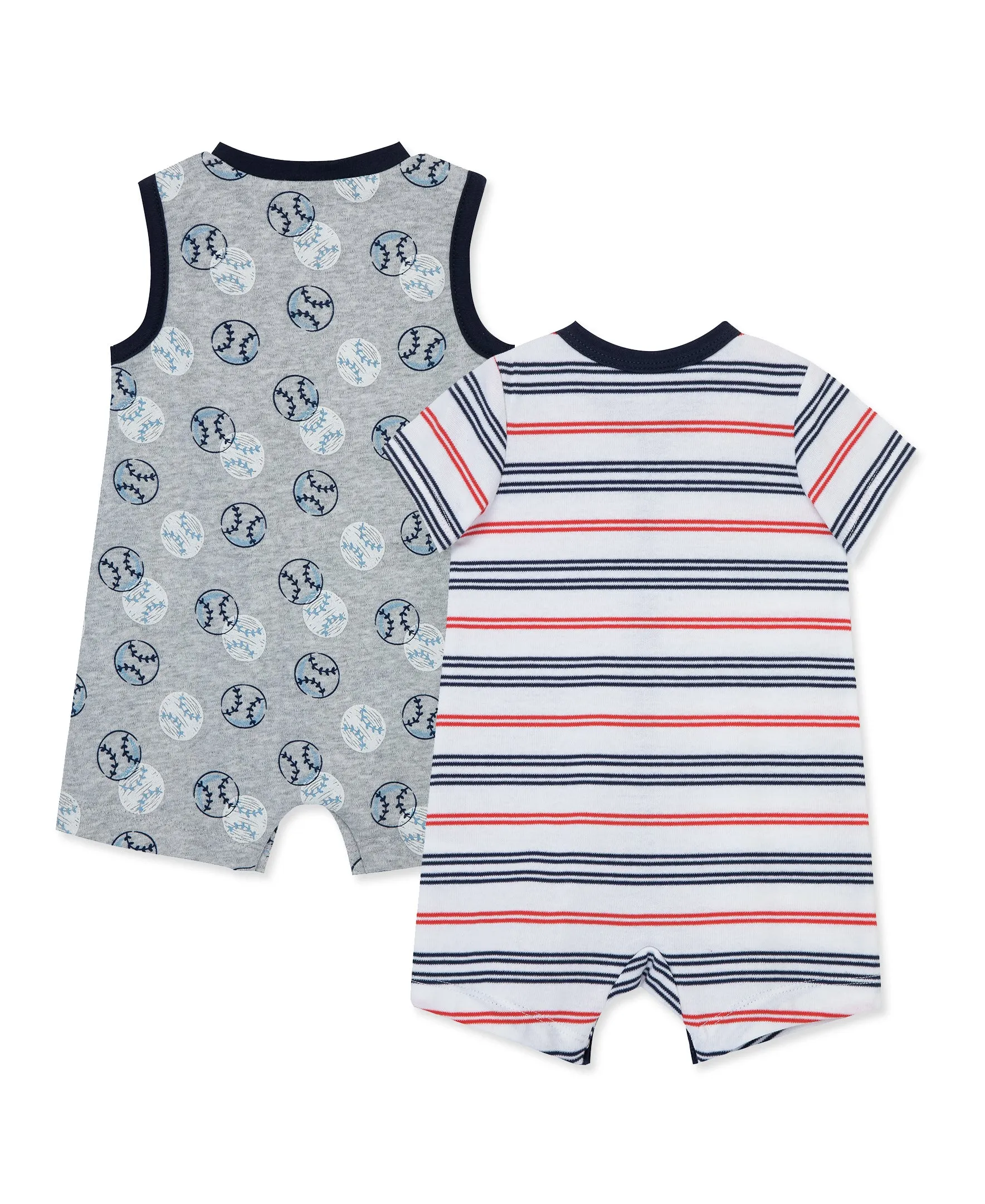 Baseball 2-Pack Rompers