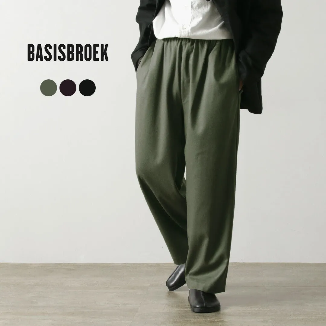 BASISBROEK / MOREMO Wide Pants High Count Flannel