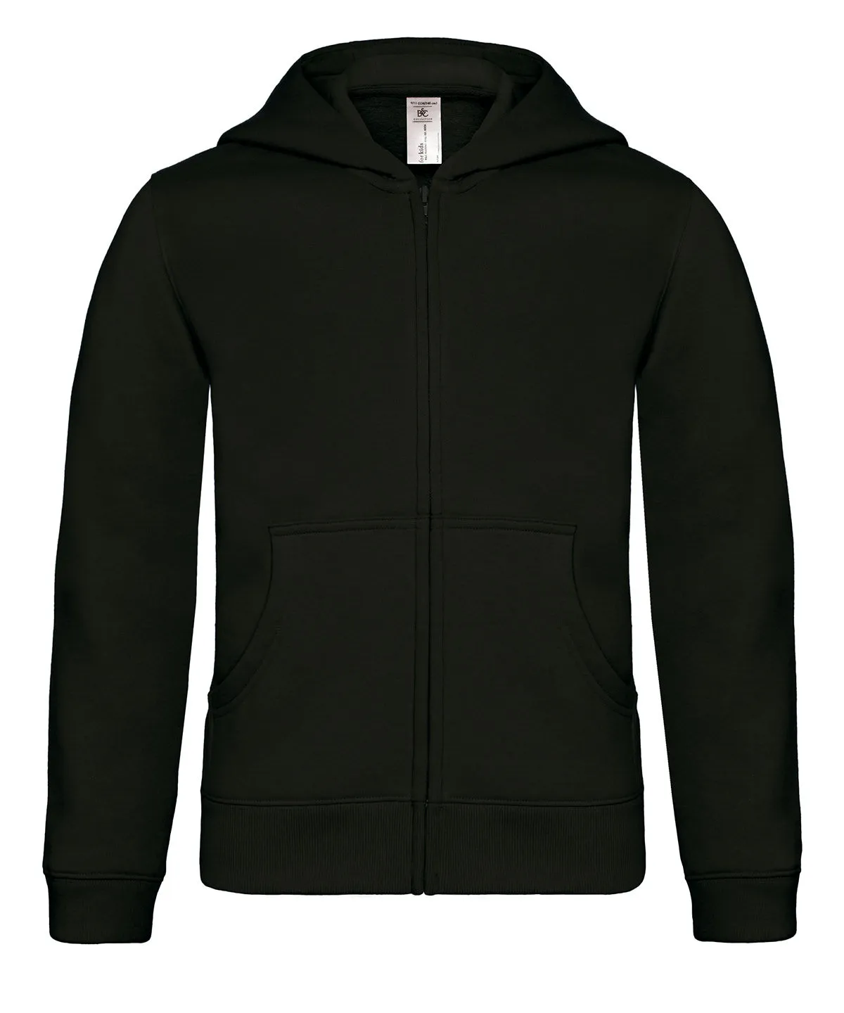 BC Hooded full-zip /kids | Black