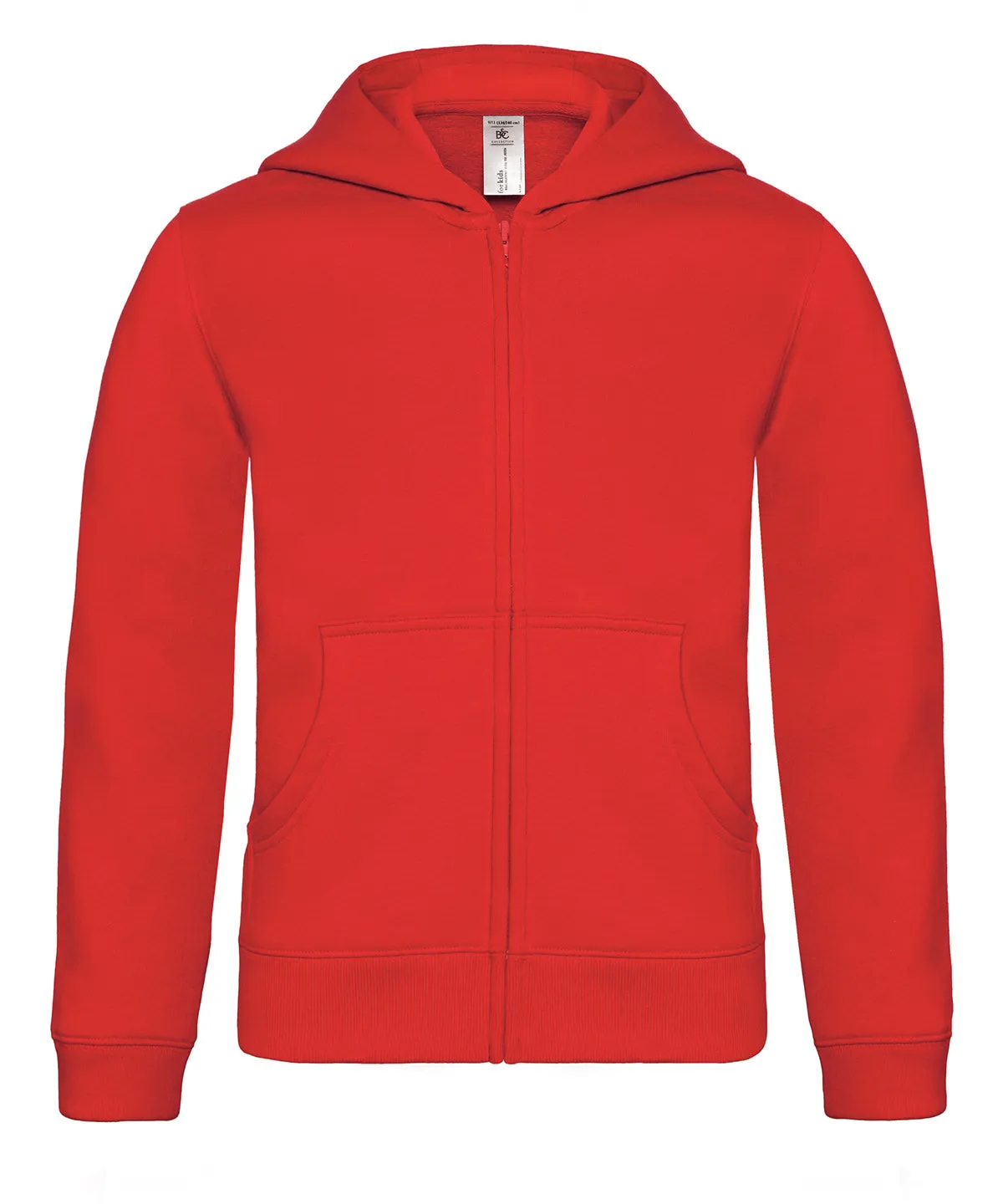 BC Hooded full-zip /kids | Red