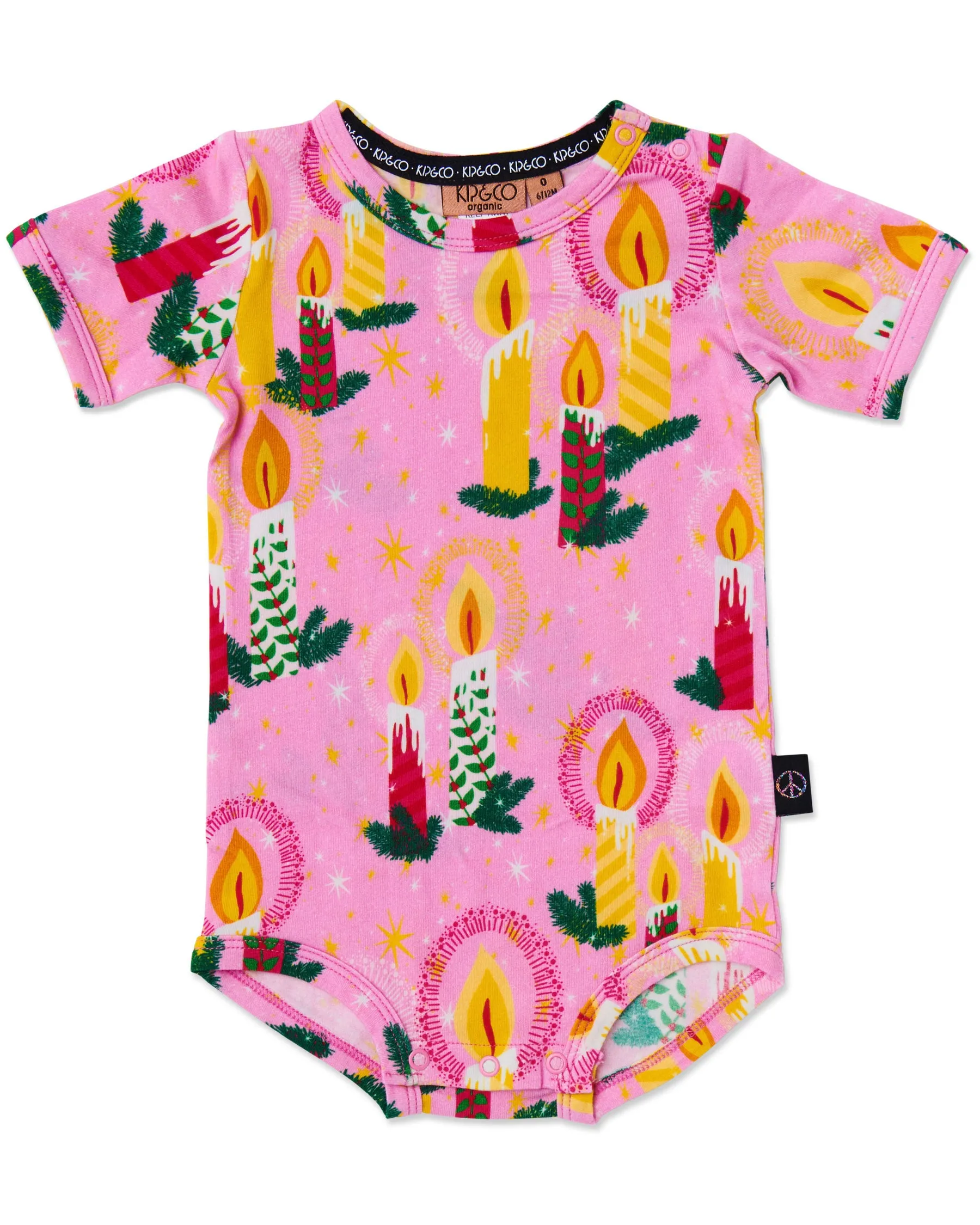 Candlelight Organic Short Sleeve Romper