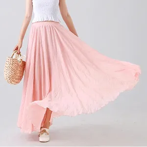 Caroline Linen Maxi Skirt