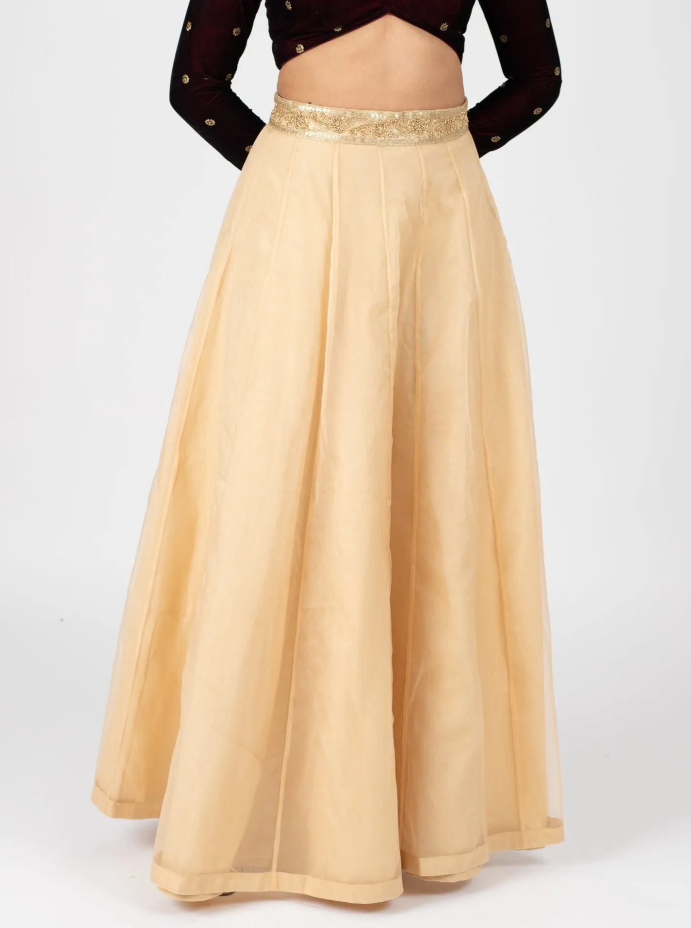 Champagne Elana Skirt