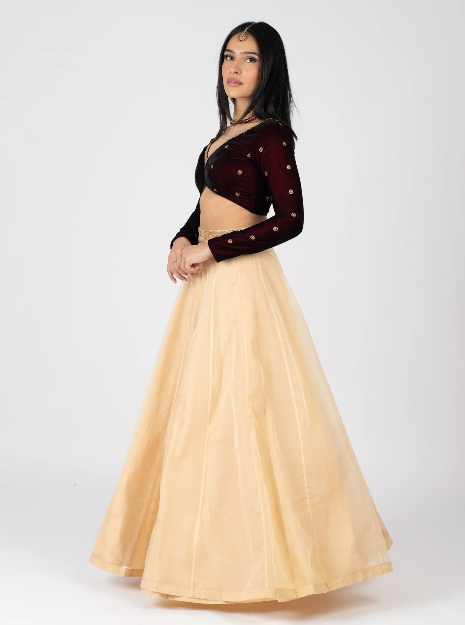 Champagne Elana Skirt