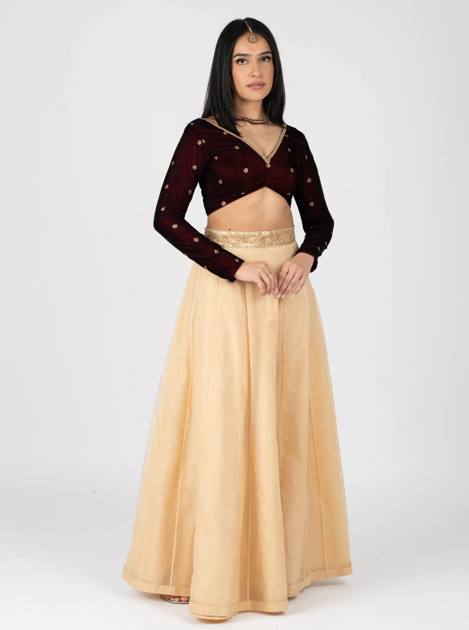 Champagne Elana Skirt