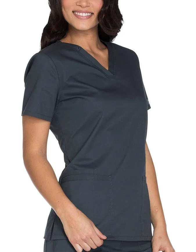 Cherokee Workwear Core Stretch Women's V-neck Basic Scrub Top