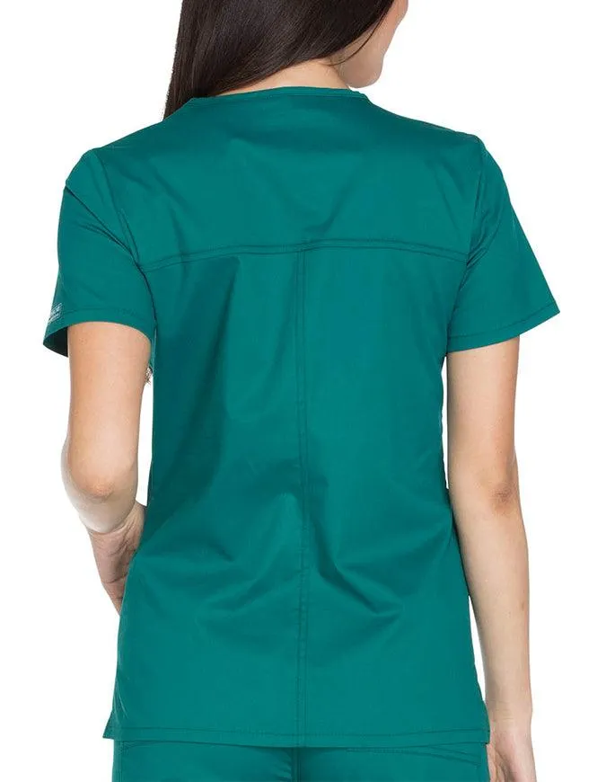 Cherokee Workwear Core Stretch Women's V-neck Basic Scrub Top