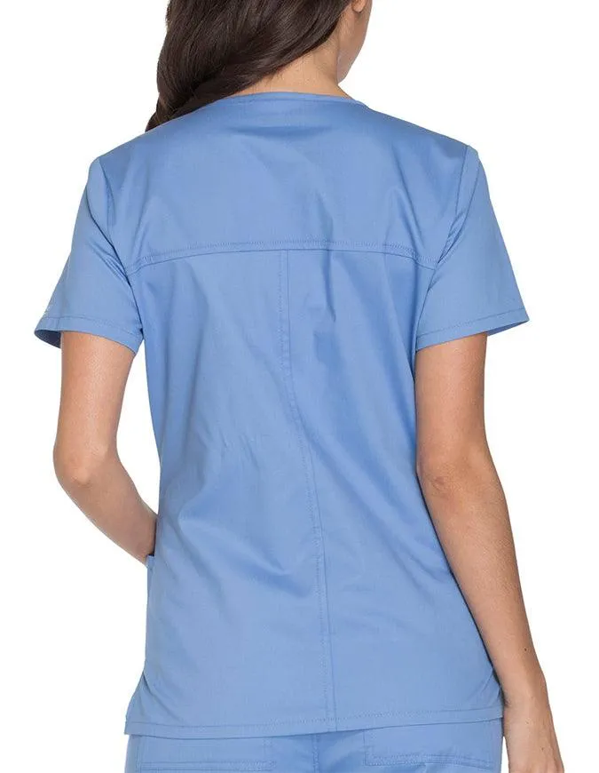 Cherokee Workwear Core Stretch Women's V-neck Basic Scrub Top