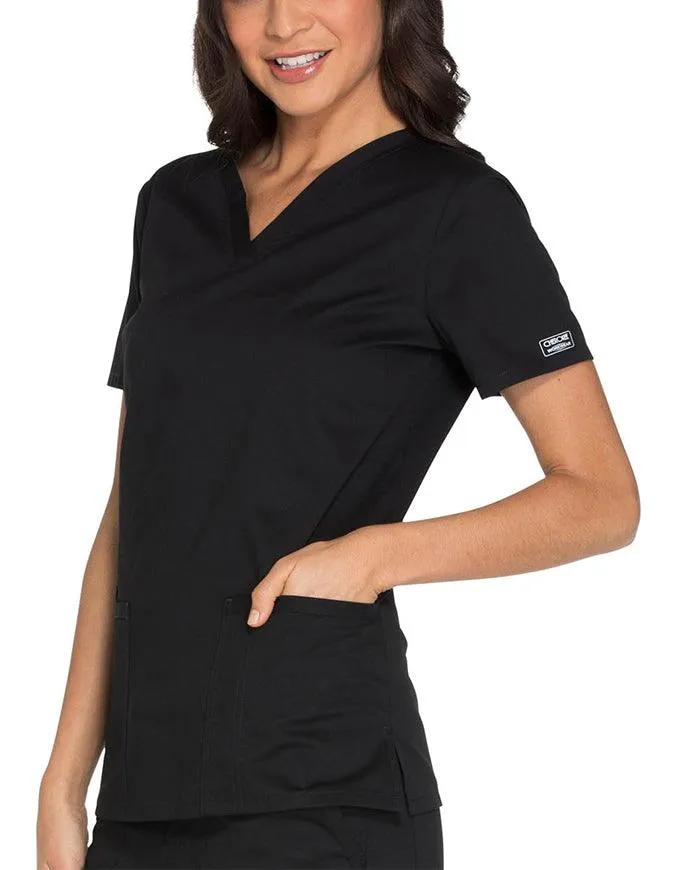 Cherokee Workwear Core Stretch Women's V-neck Basic Scrub Top