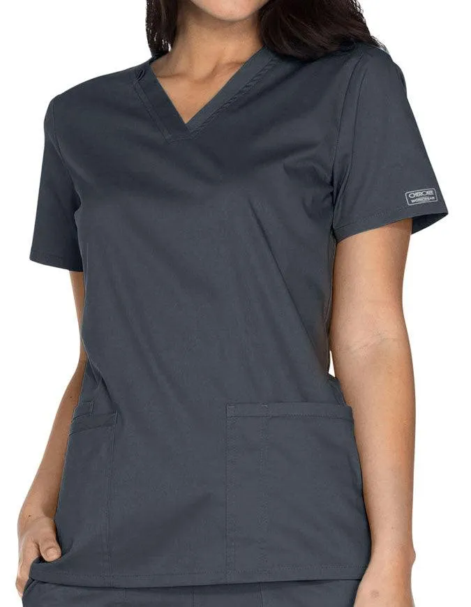 Cherokee Workwear Core Stretch Women's V-neck Basic Scrub Top