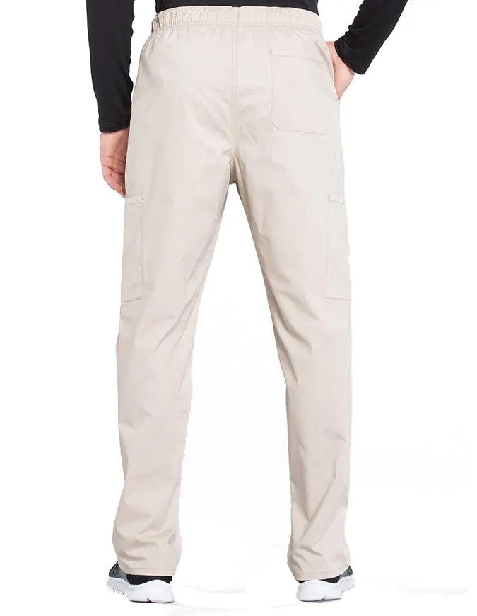 Cherokee Workwear Professionals Men's Tapered Leg Drawstring Cargo Petite Pant