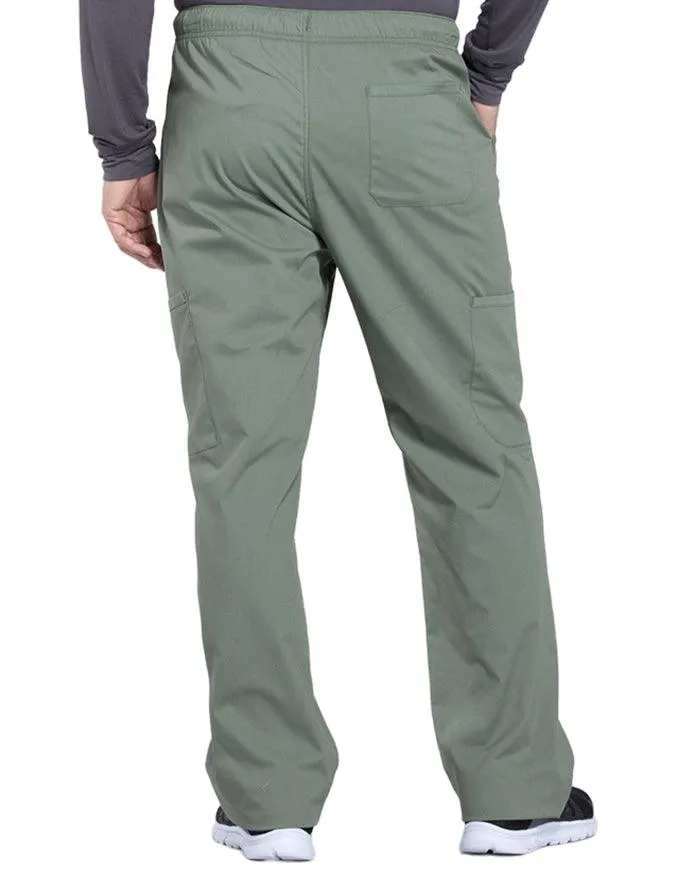 Cherokee Workwear Professionals Men's Tapered Leg Drawstring Cargo Petite Pant