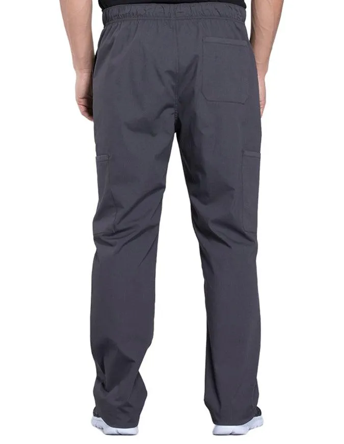 Cherokee Workwear Professionals Men's Tapered Leg Drawstring Cargo Petite Pant