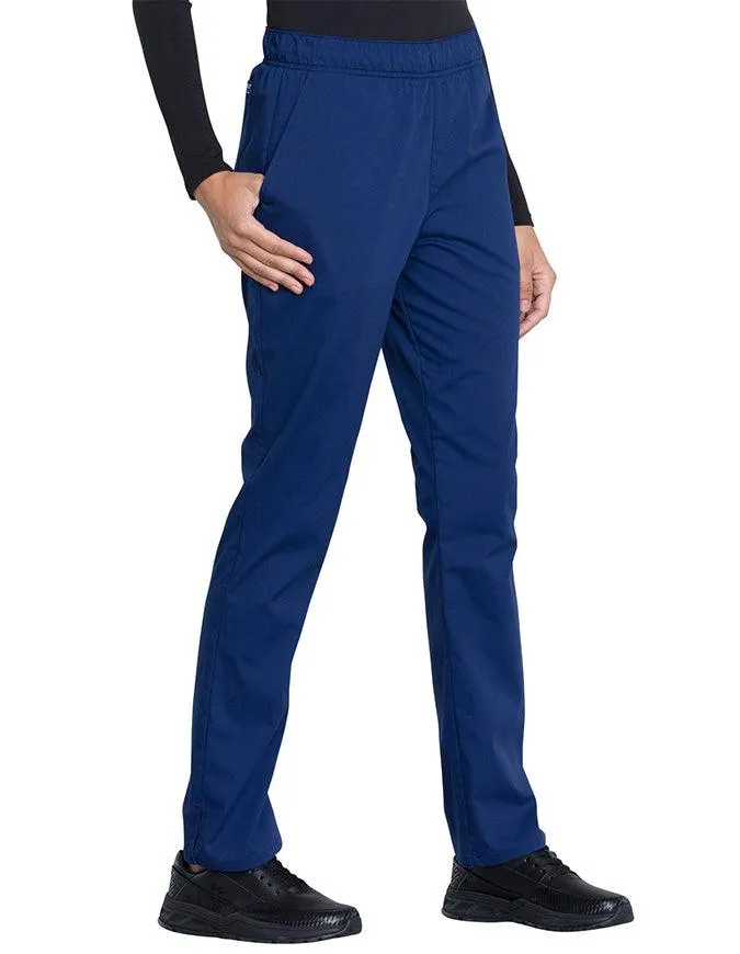 Cherokee Workwear Professionals Women's Natural Rise Tapered Leg Drawstring Tall Pant