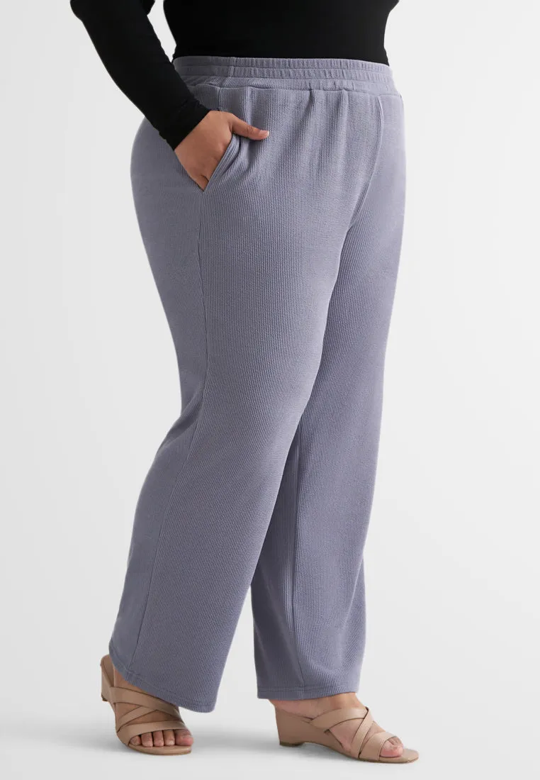 Chrissy Relax Ribbed Pants