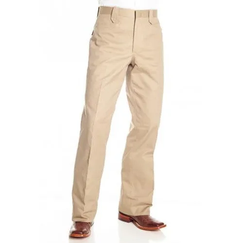 Circle S Men's Apparel - Cotton Snap Dress Ranch Pant - Khaki  Circle S Me