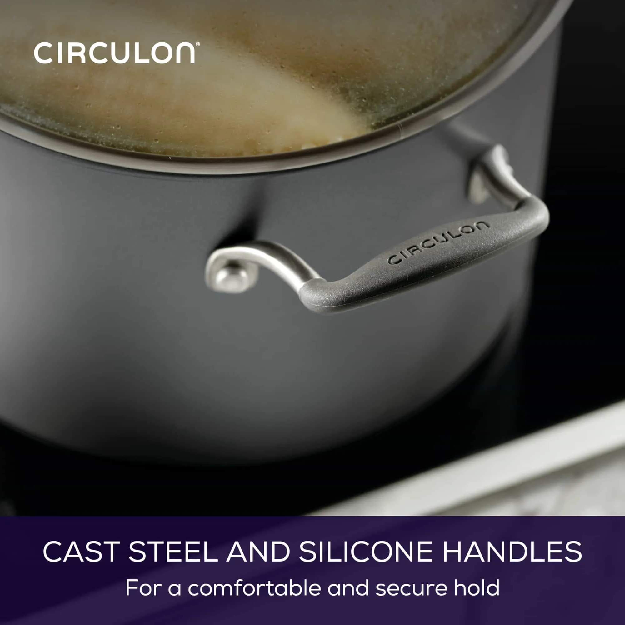 Circulon ScratchDefense A1 24cm/7.6L Covered Stockpot