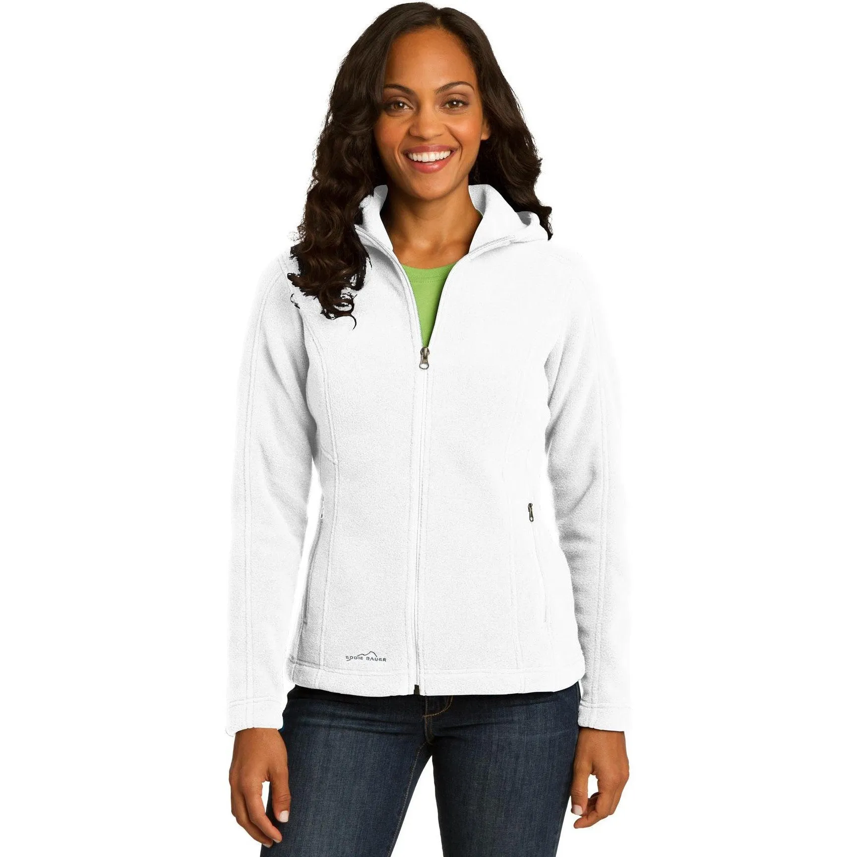 CLOSEOUT - Eddie Bauer Ladies Hooded Full-Zip Fleece Jacket