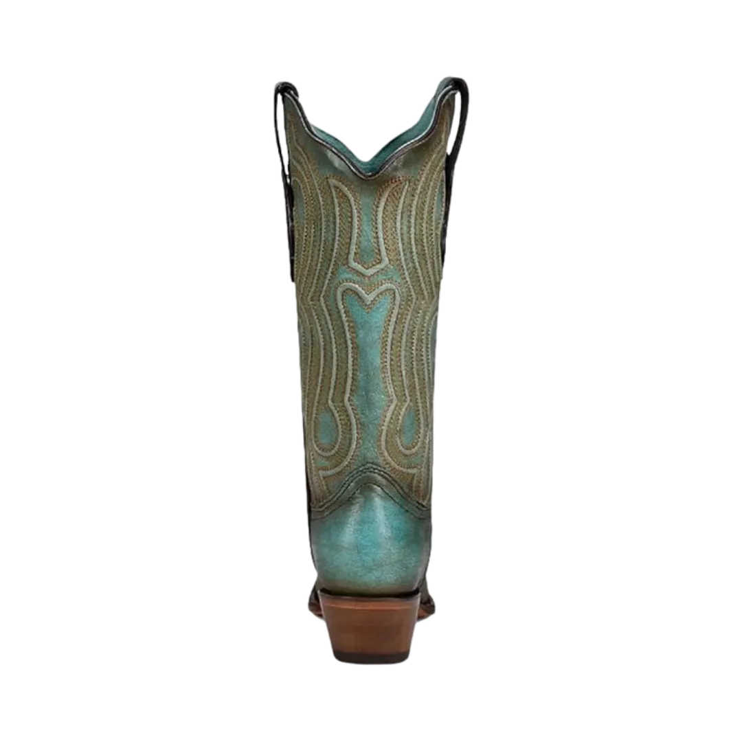 Corral Boots Ladies Turquoise Embroidered Boots