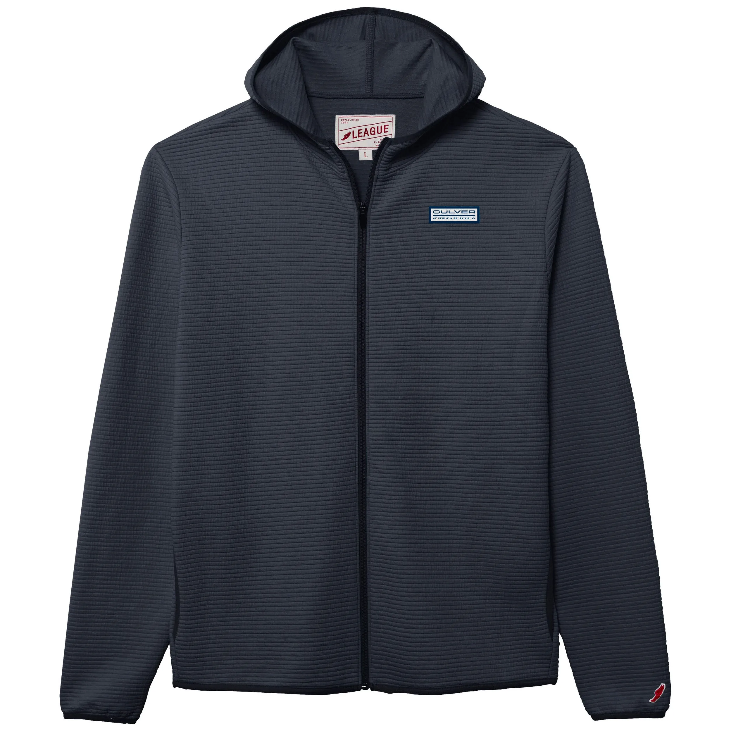 Culver Coordinates Summit Full Zip Jacket - Washed Dark Navy