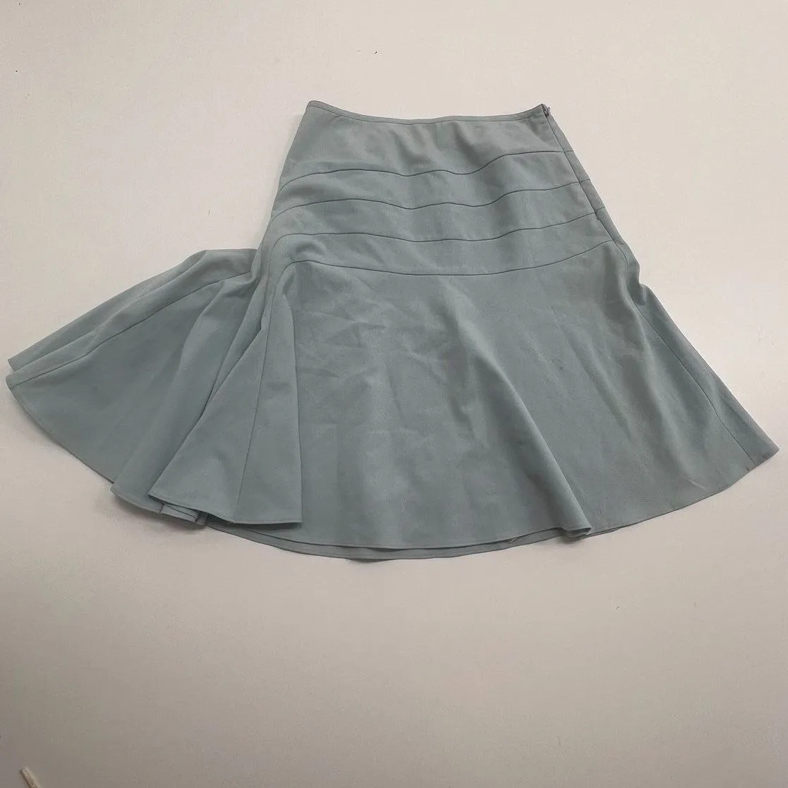 Elevenses Baby Blue Flowy Asymmetrical Skirt Women Size 4