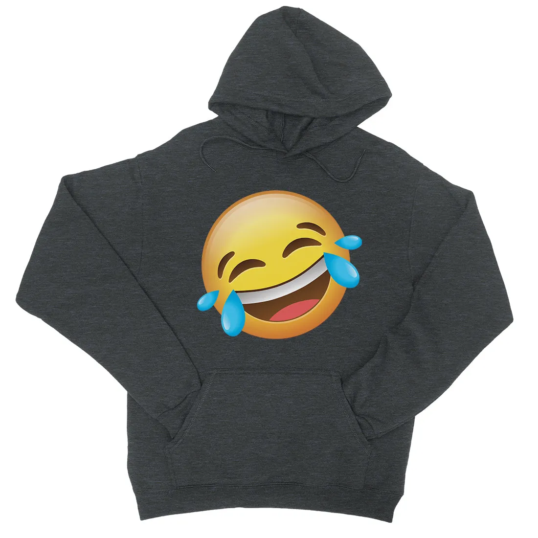 Emoji-Laughing Unisex Pullover Hoodie Happiness Good Fun Gag Gift