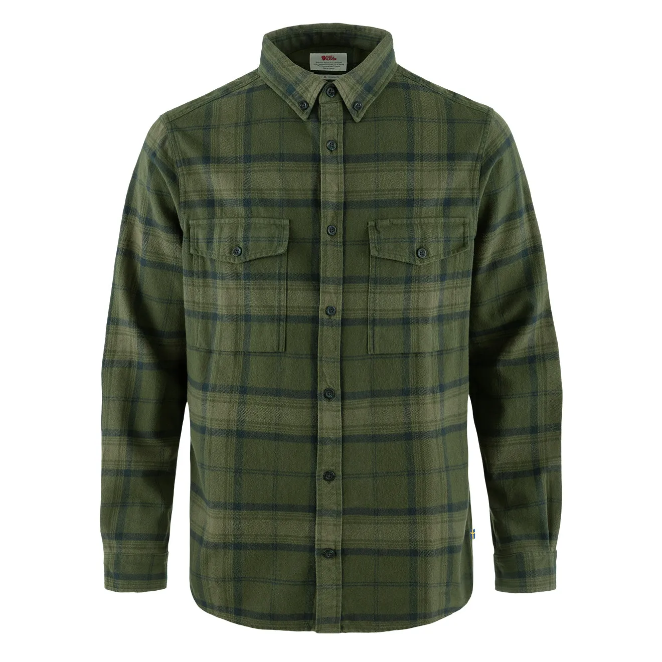 Fjallraven Ovik Twill Shirts Deep Forest / Green