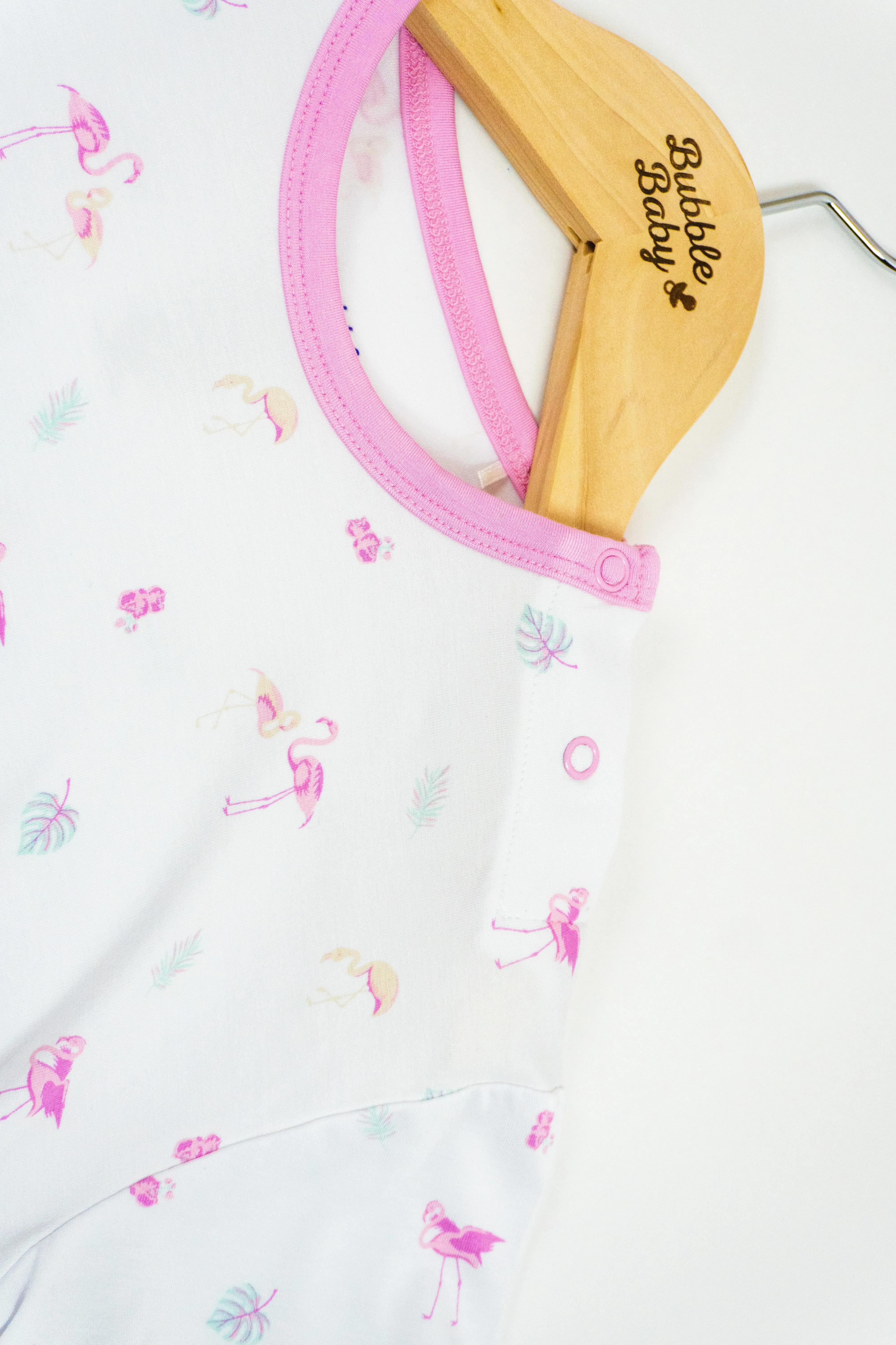 Flamingo | Short Sleeve Bubble Romper