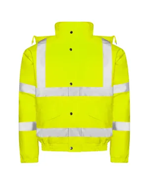 High visibility bomber jacket | HV Yellow