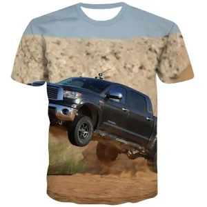 Jeep T shirts Men Offroad T-shirts 3d car Tshirts Cool Short Sleeve Hip hop