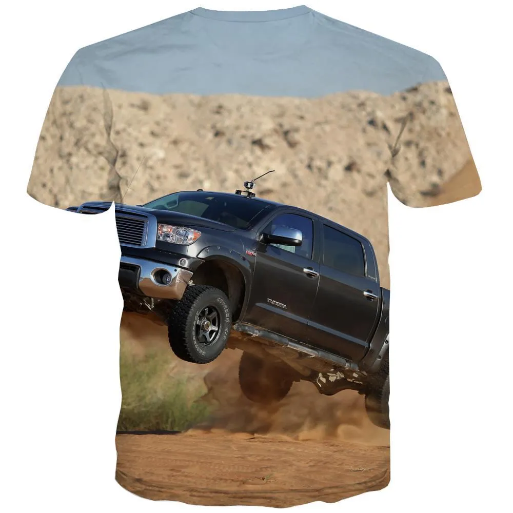 Jeep T shirts Men Offroad T-shirts 3d car Tshirts Cool Short Sleeve Hip hop