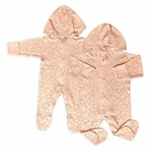 KIDS & BEBS® New Born Baby Romper baby suits for baby boy and baby girls ( peach , 9 - 12 months )