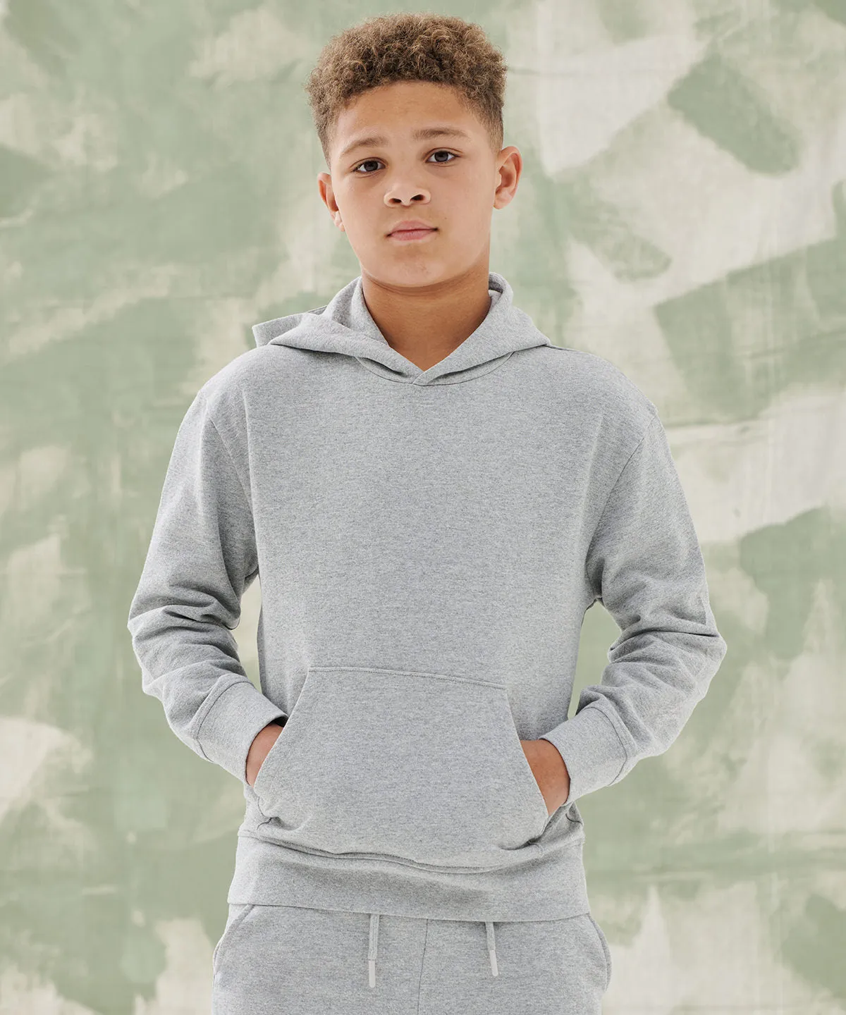 Kids sustainable fashion hoodie | Light Stone