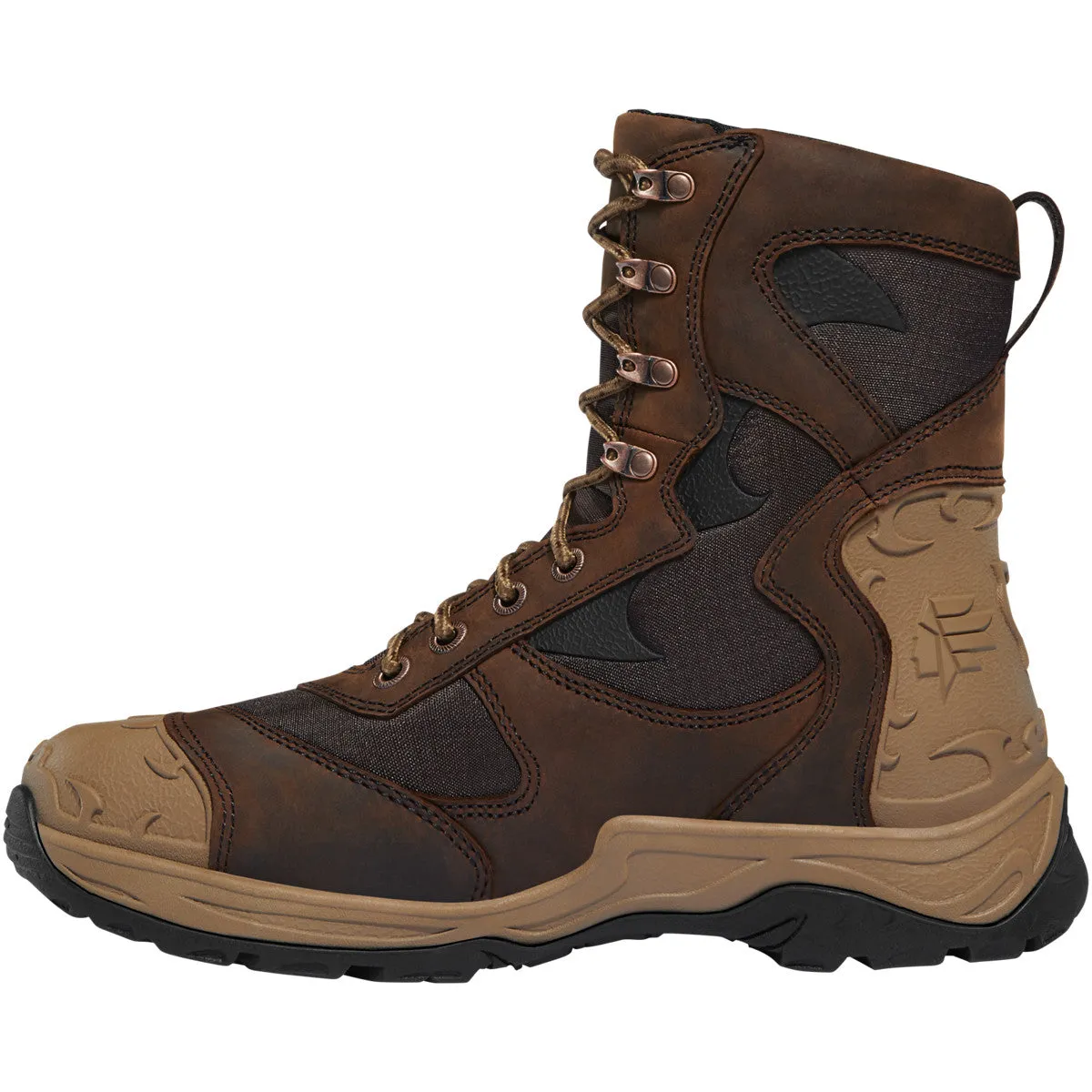 Lacrosse Men's Atlas 8" Soft Toe Waterproof Hunt Boot - Brown - 572110