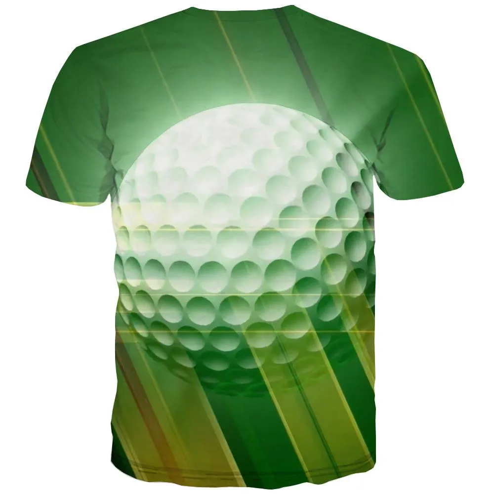 Lawn T shirts Men Golf T-shirts Graphic Forest Tshirt Anime Natural T-shirts 3d Game Tshirt Printed