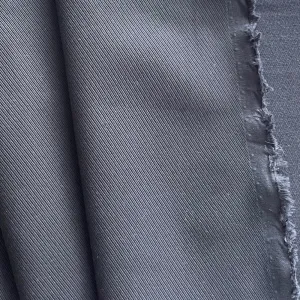 Loro Piana Soft Black Stretch Cotton Calvary Twill (Made in Italy)