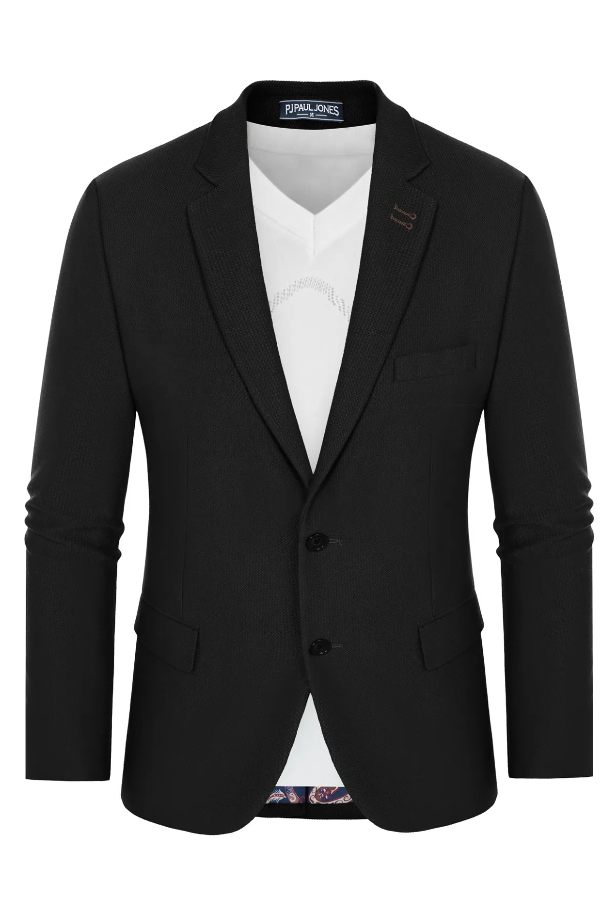 Mens Casual Blazers Lightweight Two Buttons Business Sport Coat Jackets