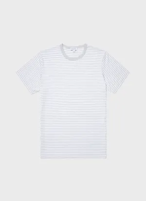 Men's Classic T-shirt in Smoke/White English Stripe