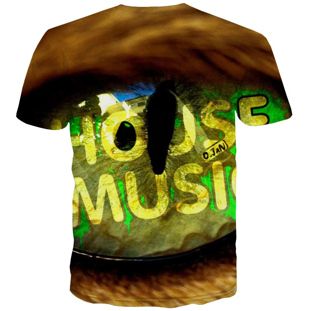 Music T shirts Men Instrument Tshirt Printed Retro T-shirts Graphic Electronic Tshirts Cool