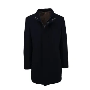 Navy Twill Georgetown Coat