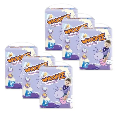 Nepia Oji Whoopee Pants L48 (6 Packs / Cartoon) - FOC Showa Baby Wipes 99.5% Water 80s x 3packs