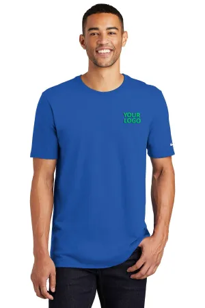 Nike Core Cotton Custom Tees, Rush Blue