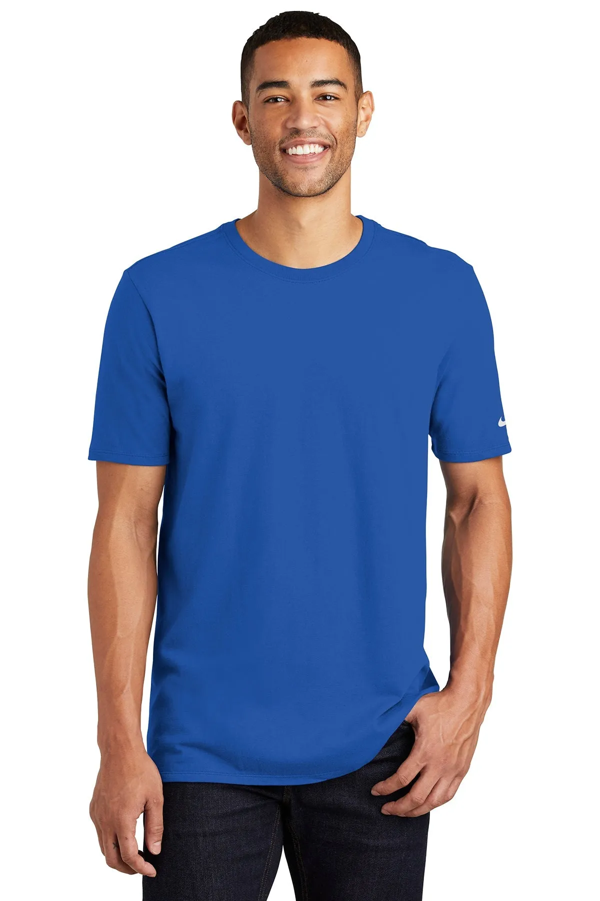 Nike Core Cotton Custom Tees, Rush Blue