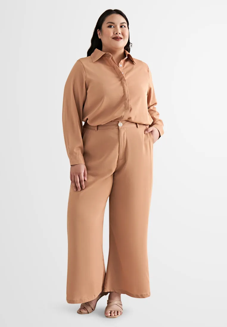 Palmira Smooth Wide Leg Pants