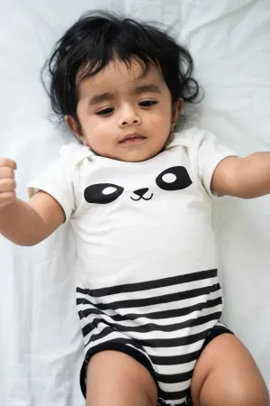 Panda-Digital Print Baby Onesies